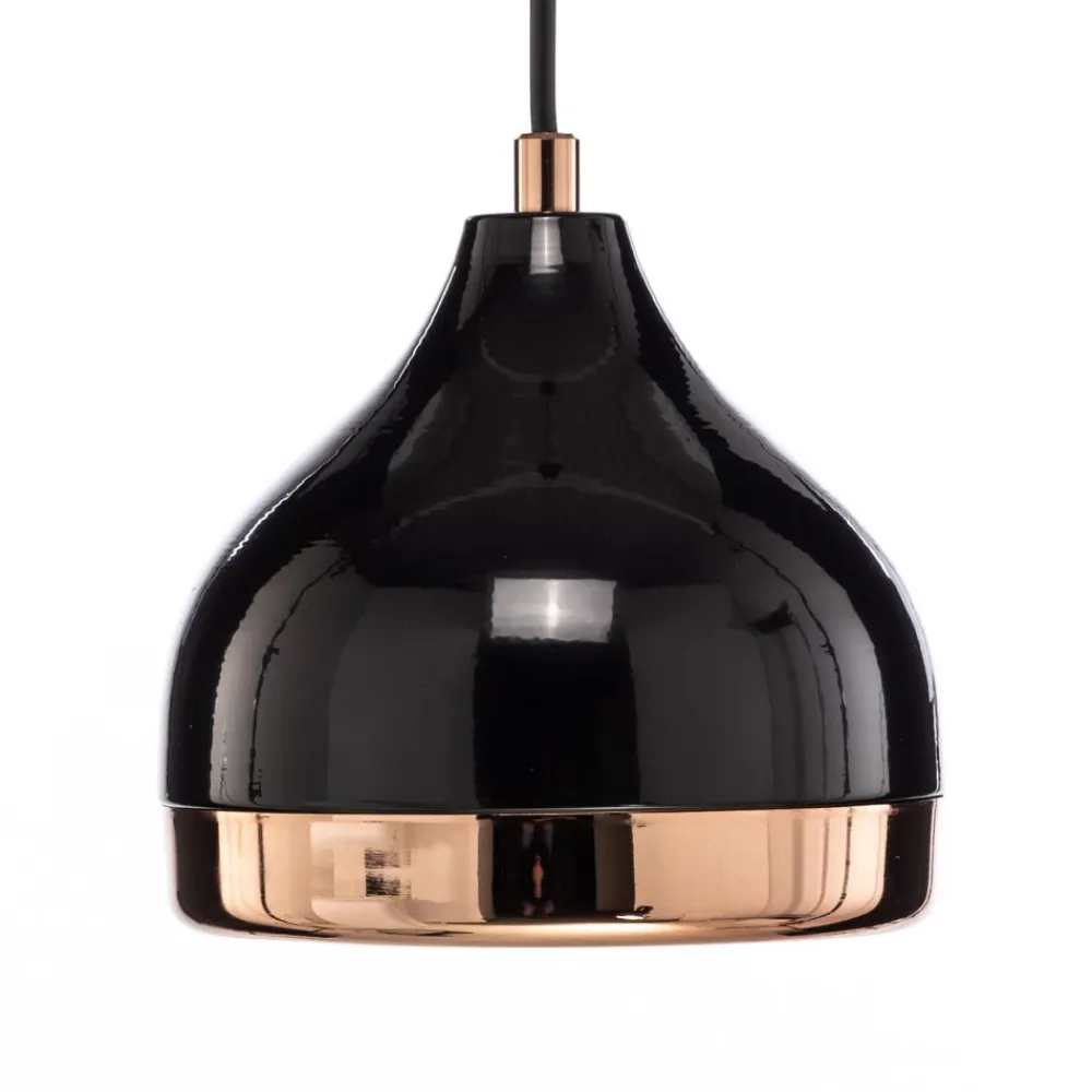 Opviq Hængelampe Yildo 6866 1 lyskilde Ø17cm sort/kobber