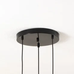 Hængelampe Yildo 6871 3 lyskilder rondel sort/kobber^Opviq Outlet