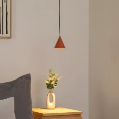 Nowodvorski Lighting Hængelampe ZENITH, terrakotta, Ø 11 cm, metal, GU10