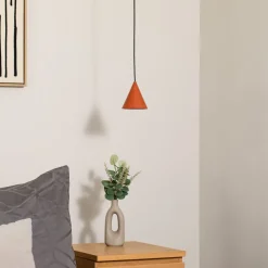 Nowodvorski Lighting Hængelampe ZENITH, terrakotta, Ø 11 cm, metal, GU10