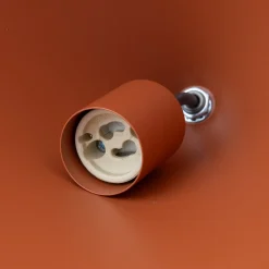 Nowodvorski Lighting Hængelampe ZENITH, terrakotta, Ø 11 cm, metal, GU10