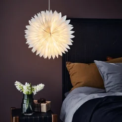 Markslöjd Julepynt|Julestjerner>Hængende Solina dekorativ stjerne, grå, Ø 45 cm