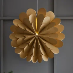 Markslöjd Julepynt|Julestjerner>Hængestjerne Maravilla, guld Ø 60 cm