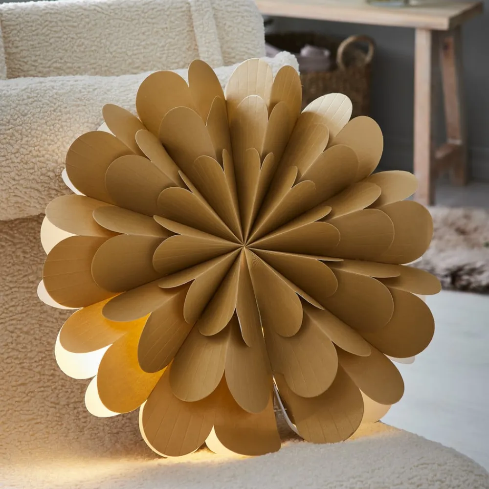 Markslöjd Julepynt|Julestjerner>Hængestjerne Maravilla, guld Ø 60 cm