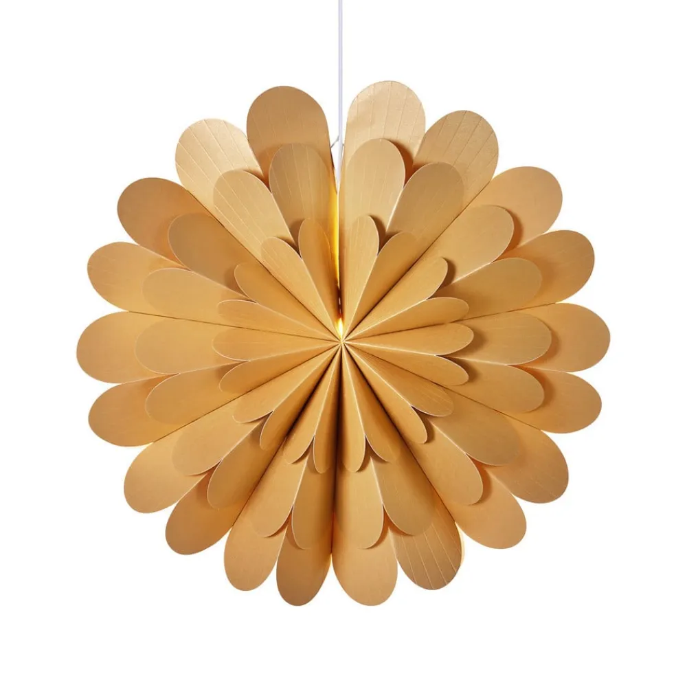 Markslöjd Julepynt|Julestjerner>Hængestjerne Maravilla, guld Ø 60 cm