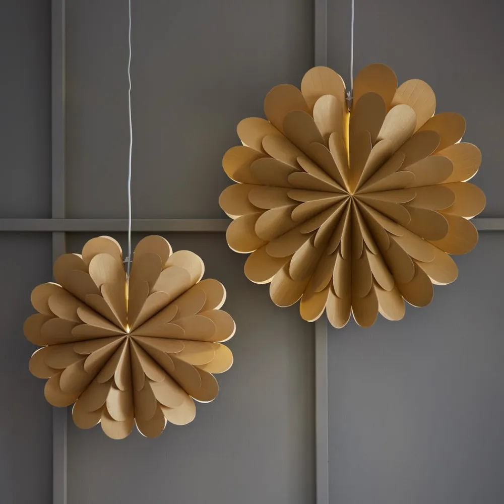 Markslöjd Julepynt|Julestjerner>Hængestjerne Maravilla, guld Ø 60 cm