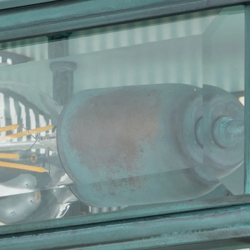 Holborn udendørs loftslampe, alge-finish^Elstead Online