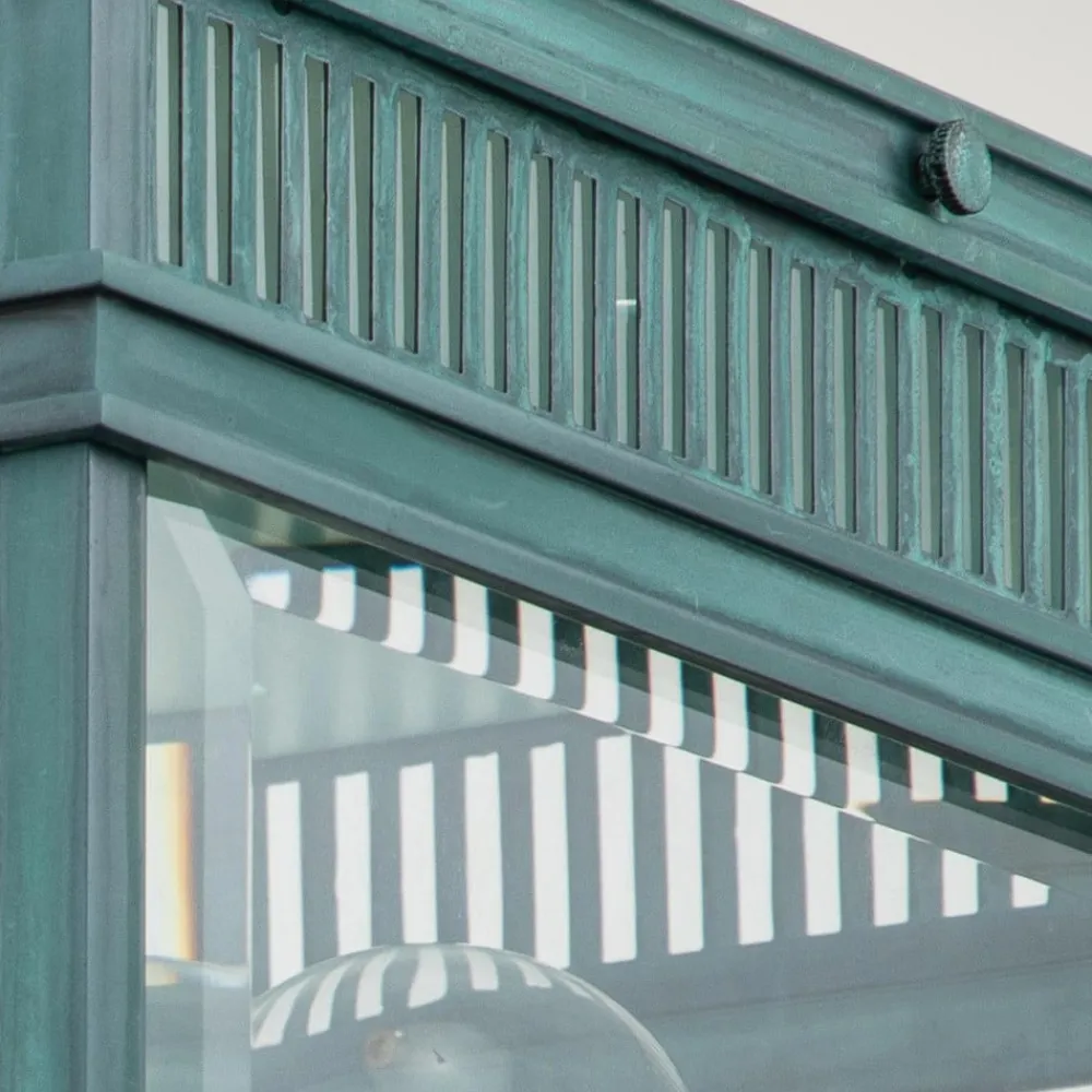 Holborn udendørs loftslampe, alge-finish^Elstead Online