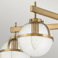 Hollis loftlampe, 5 lyskilder, messing/klar^HINKLEY