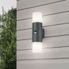 Trio Lighting Væglampe Med Sensor|Væglamper>Hoosic - udendørsvæglampe med bevægelsessensor