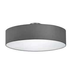 Hotel loftslampe, mat nikkel/grå, Ø 50 cm^Trio Lighting