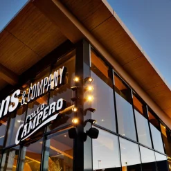 LEDS-C4 Hubble udendørs spotlampe, antracit, GU10, aluminium