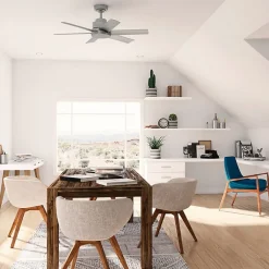 Hunter Loftventilatorer>Kennicott loftventilator sølv mat