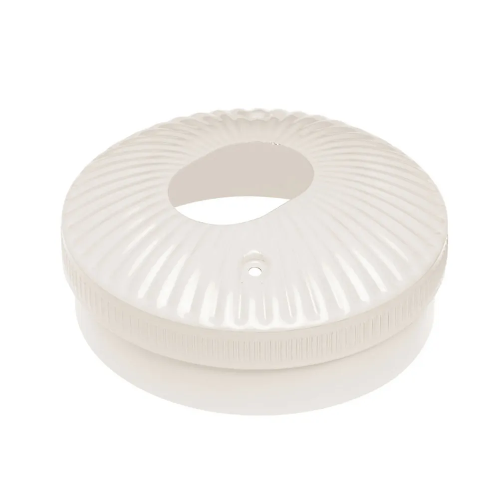 loftsbeslag til ventilator hvælvet hvid^Hunter