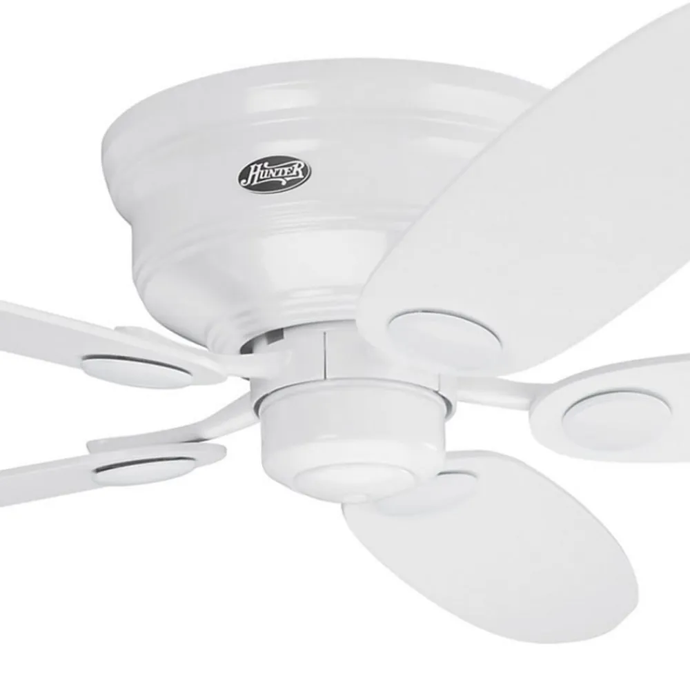 Hunter Loftventilatorer>Low Profile III Ventilator hvid/ahorn