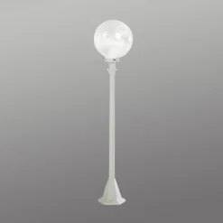 Albert Leuchten Gadebelysning>Hvid gadebelysning med blæreglas