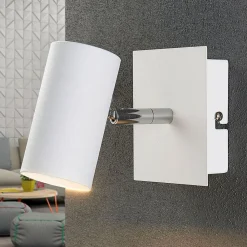 Hvid Iluk spot til væg og loft^Lindby Outlet