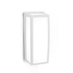 ORION Hvid LED udendørs væglampe Bob i aluminium, IP54