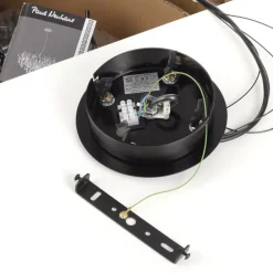 Icicle lysekrone, sort, glasophæng, længde 150 cm^Paul Neuhaus Best