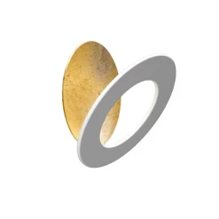 ICONE Vera LED-væglampe 930 Ø26cm guld/hvid