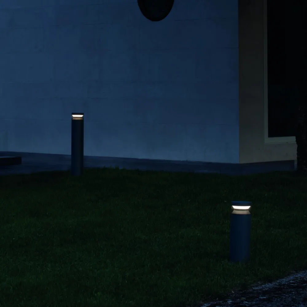 Ideallux Ideal Lux LED-gadelampe Boeing, højde 70 cm, antracit