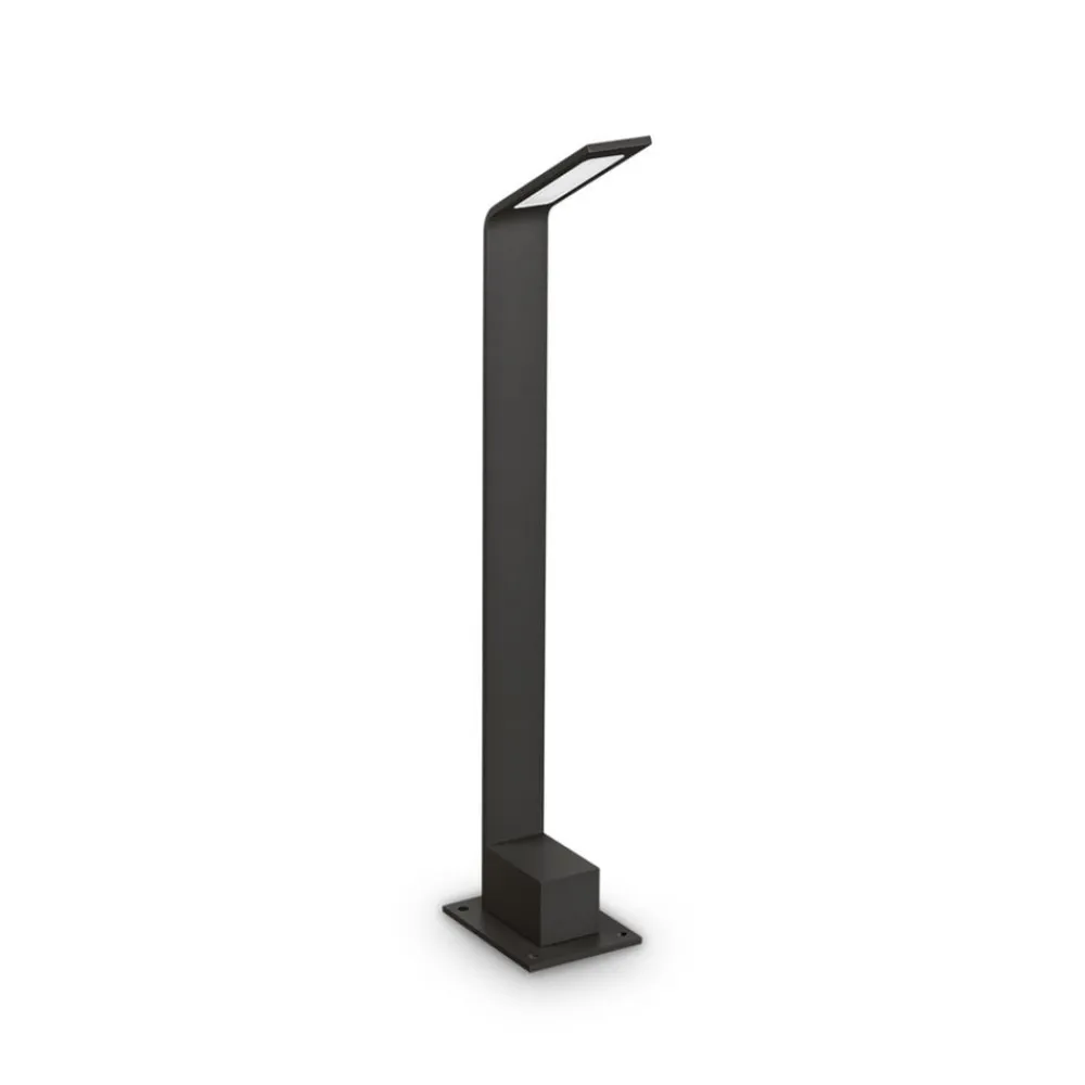 Ideallux Ideal Lux LED-vejlampe sort 3.000 K højde 60 cm aluminium