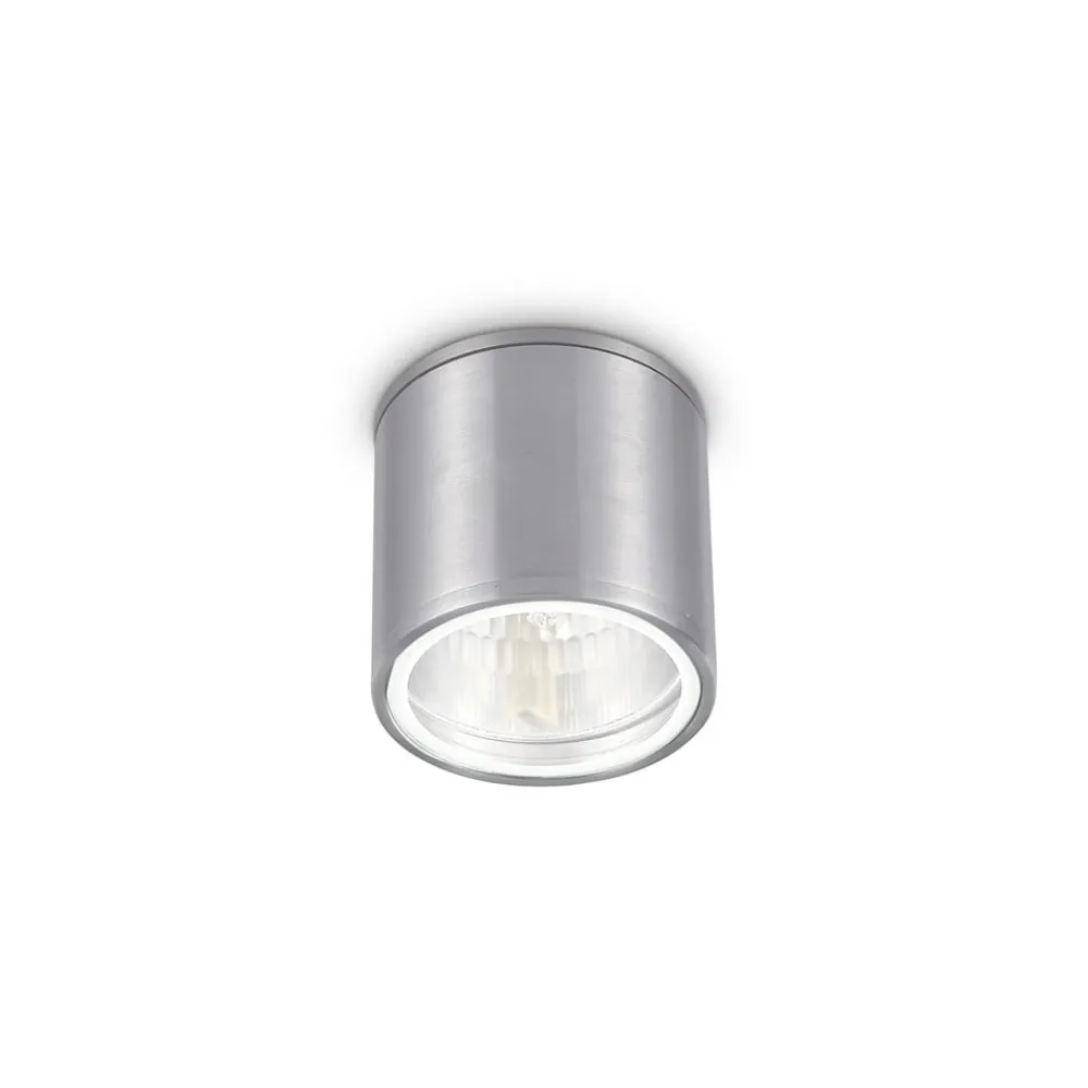Ideal Lux loftlampe Gun, aluminiumgrå, IP44, GU10^Ideallux Online