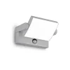 Ideal Lux udendørs væglampe med sensor Swipe grå metal 3.000K^Ideallux Online