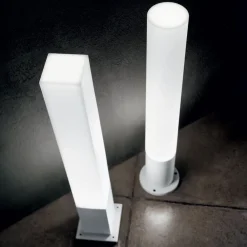 Ideal Lux vejlampe Edo square, hvid, GX53^Ideallux New