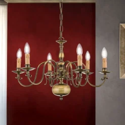 ORION Lysekroner>IMKE lysekrone i flamsk stil