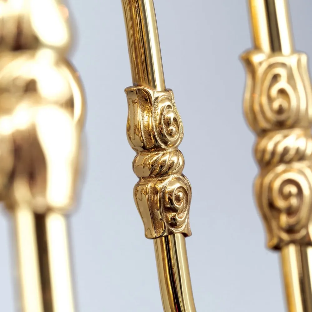 IMKE lysekrone i poleret messing med otte lys^ORION Best