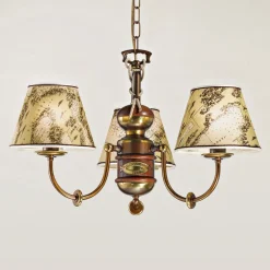 Cremasco Lysekroner>Imponerende Nautica lysekrone, 3 lyskilder