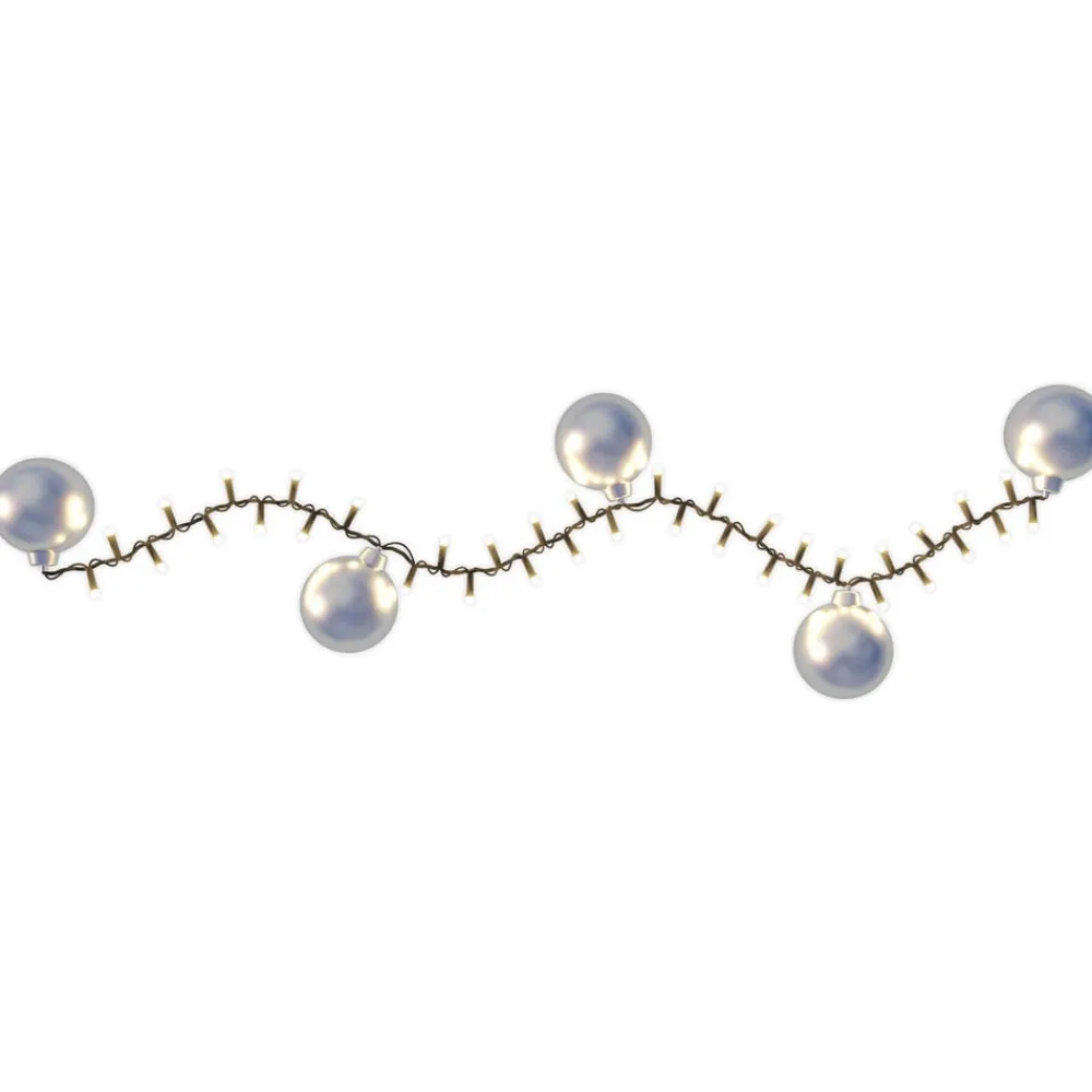 Hemsson Dekorationsbelysning>2in1 LED-lyskæde, frosty sølv, 370 LED’er