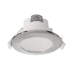 Deko-Light Indbygget loftlampe med LED Acrux, Ø 10 cm, sølvfarvet mat, CCT