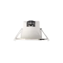 Deko-Light Indbygget loftlampe med LED Acrux, Ø 10 cm, sølvfarvet mat, CCT