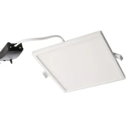 Indbygget loftlampe med LED Alya hvid 18x18cm 2.700 K^Deko-Light Hot