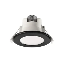 Deko-Light Indbygget loftlampe med LED Acrux, Ø 9 cm, sort, CCT