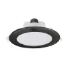 Deko-Light Indbygningsspots>Indbygget loftlampe med LED Acrux, Ø 17 cm, sort, CCT