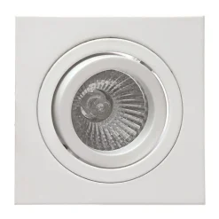 Mantra Iluminación Indbygningslampe Básico, kantet, mat hvid