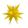 Deco Trend Indendørs LED-stjerne, 18 takker, Ø 12 cm, gul