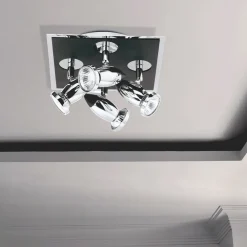 Searchlight Indstillelig LATISA loftlampe m. fire pærer