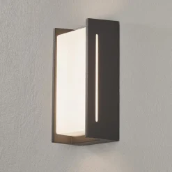 Indus udendørs LED-væglampe, antracit^Trio Lighting Clearance