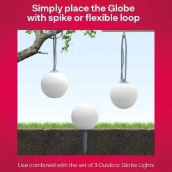 Innr Smart Outdoor Globe Colour LED-kugle, indsats^Innr Lighting Outlet