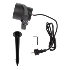 Irina udendørs LED-spot, jordspyd, stik, grå, metal^Lucande Clearance