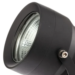 Irina udendørs LED-spot, sæt med 3, jordspyd, stik, grå^Lucande Sale