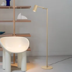 IT'S ABOUT ROMI Gulvlampe Bilbao, beige, højde 154 cm^IT´S ABOUT ROMI New