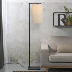 IT'S ABOUT ROMI Gulvlampe Boston, Ø 25 cm, sort/creme^IT´S ABOUT ROMI Outlet