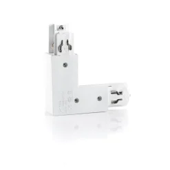 Ivela Skinnesystem>90° hjørnejord indvendigt til LKM quadro, hvid