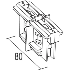 Ivela elektronisk længdetilslutning, hvid