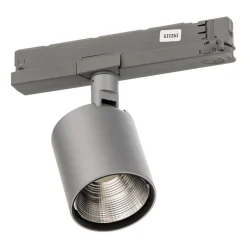 Ivela Skinnesystem>LED-skinnespot Perfetto Puro, 3-faset sølv 930